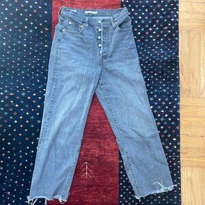 Gray Ribcage Levis Size 27